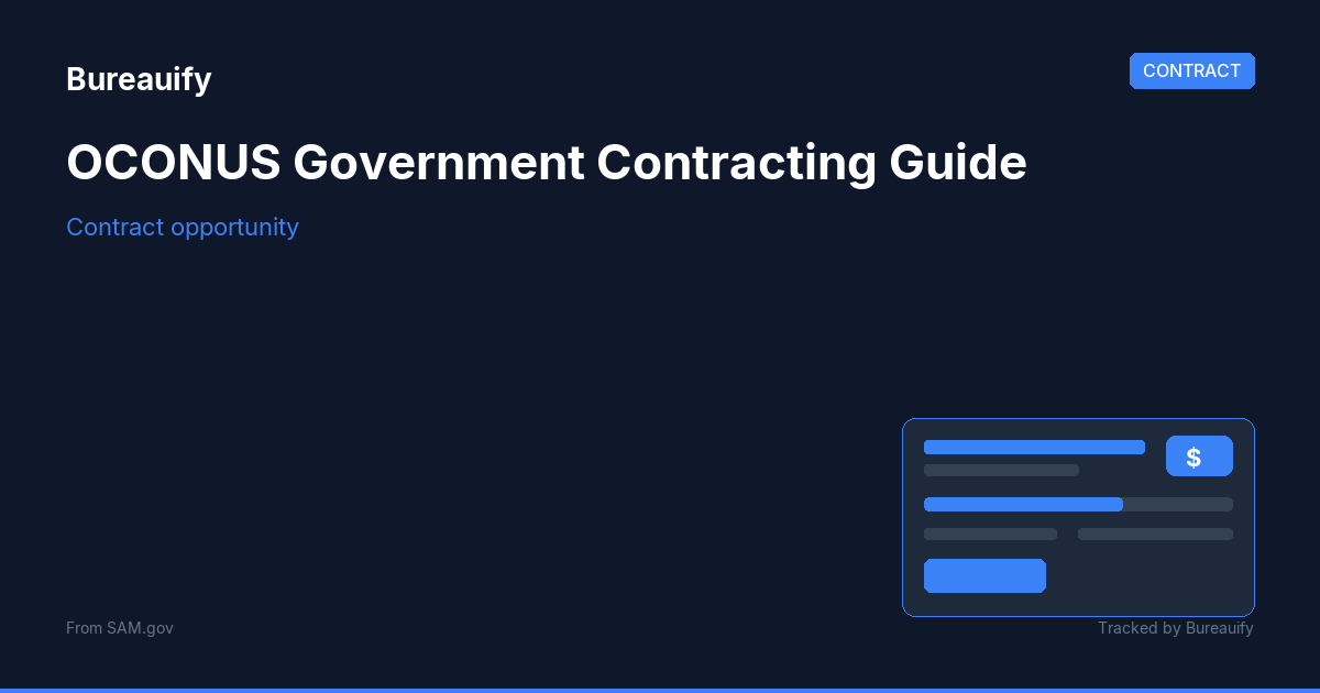 OCONUS Government Contracting Guide | Bureauify
